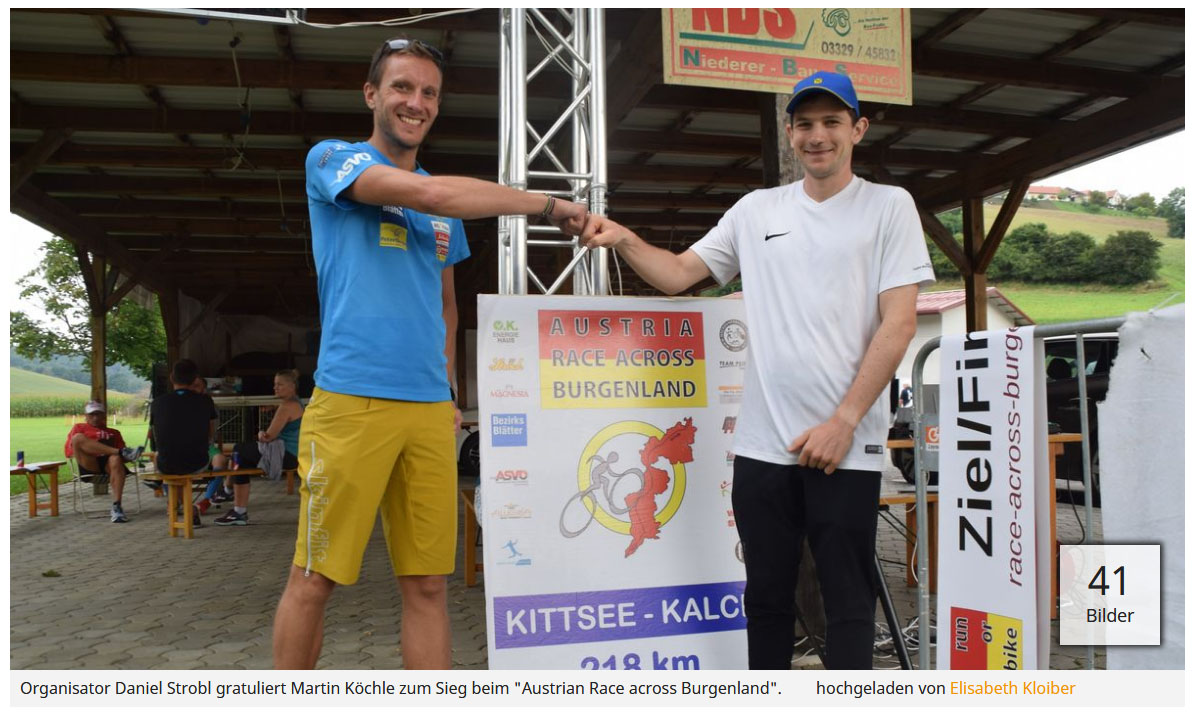 Race Across Burgenland Premierensiege für Martin Köchle und Angelika Huemer-Toff